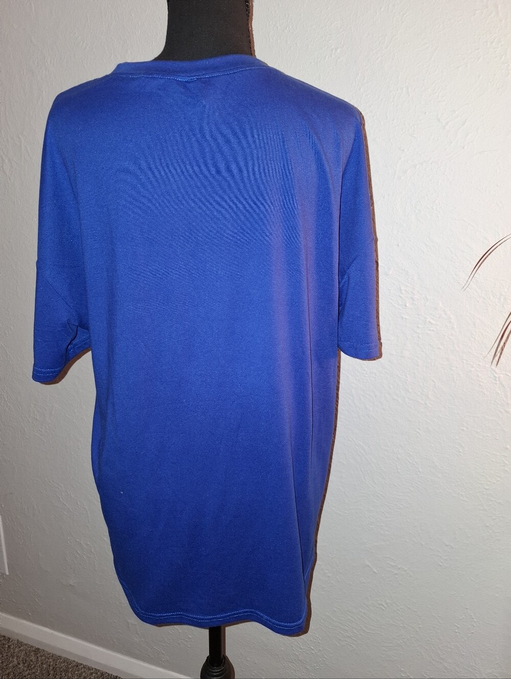 Unisex' Blue 'LOVE' Rhinestone Tee - Picture 3 of 5